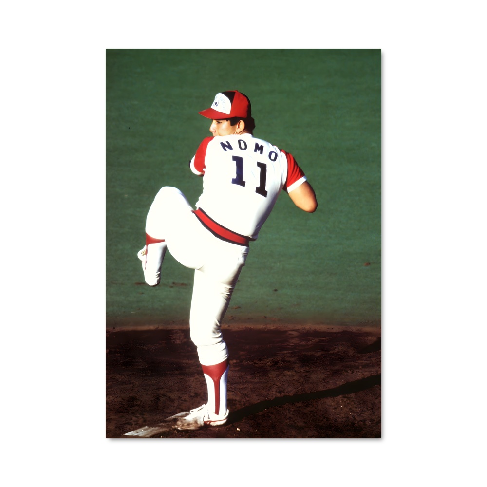 Poster Hideo nomo – affiche Baseball